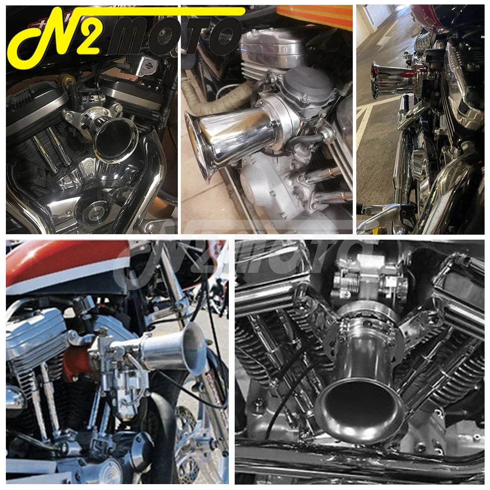 Cornet d'admission en aluminium pour carburateur de moto - vue 6
