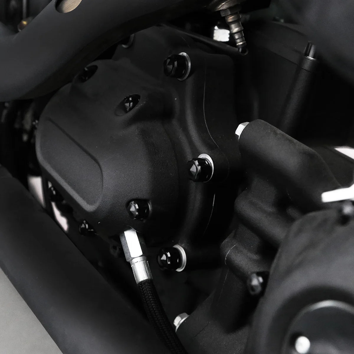 Kit de caches de vis moteur pour Harley Softail et Touring - vue 2