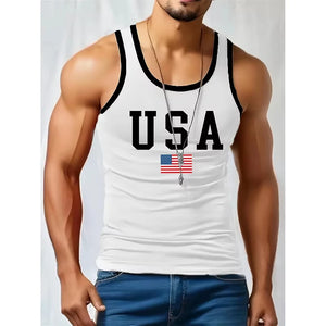 Débardeur homme aigle USA 250 ans - vue 7