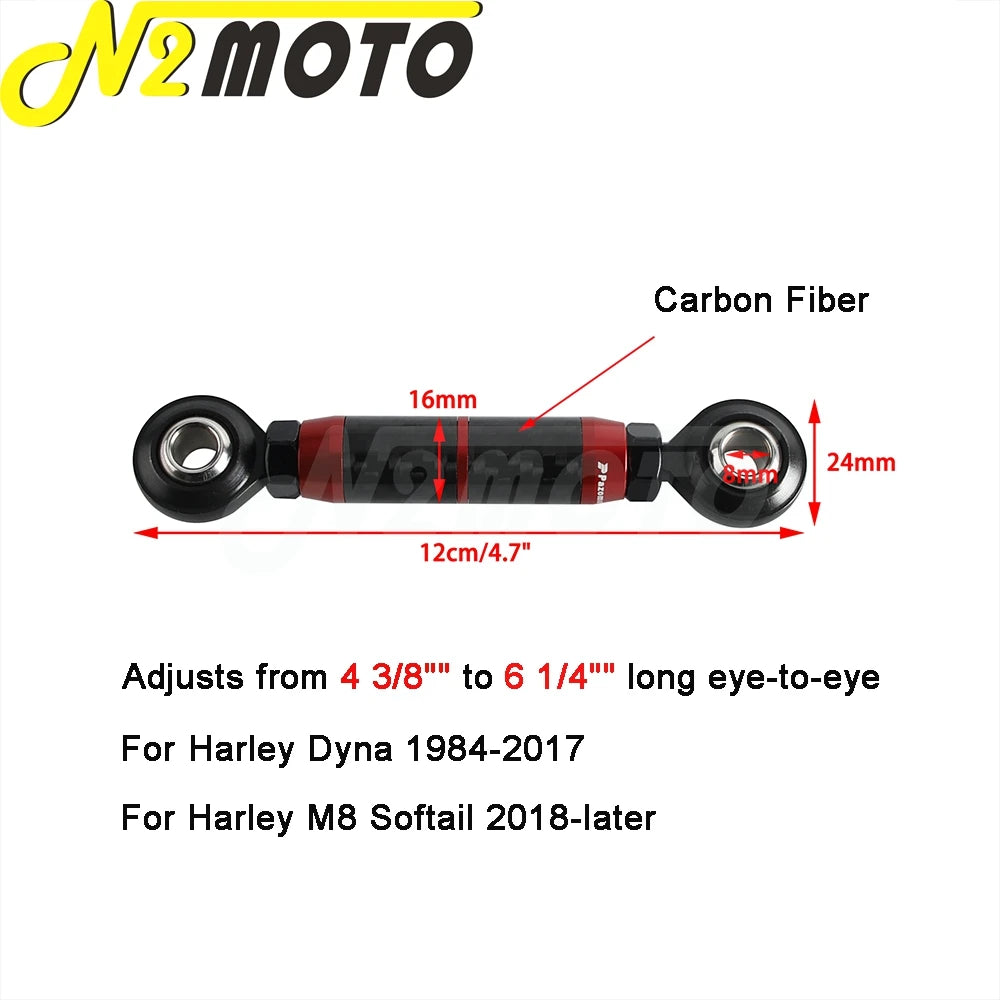 Tige de sélecteur en fibre de carbone pour Harley Dyna - vue 4