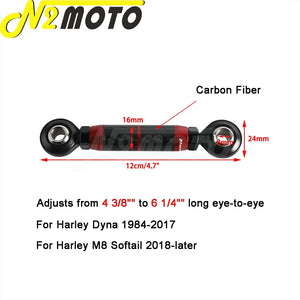 Tige de sélecteur en fibre de carbone pour Harley Dyna - vue 4