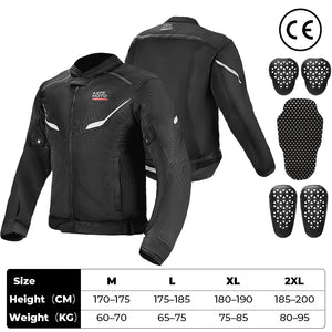 Blouson moto été respirant avec protections - vue - vue 8