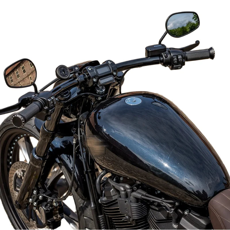 Réservoir d'essence de style diamant pour moto Harley-Davidson Softail - vue 1