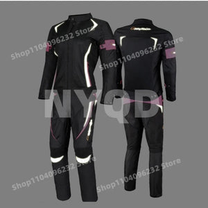 Blouson moto femme d'hiver avec doublure polaire - vue 3