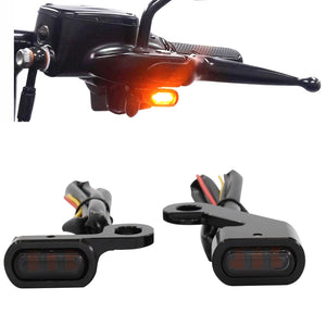 Mini clignotants avant LED pour Harley Touring Softail - vue 6