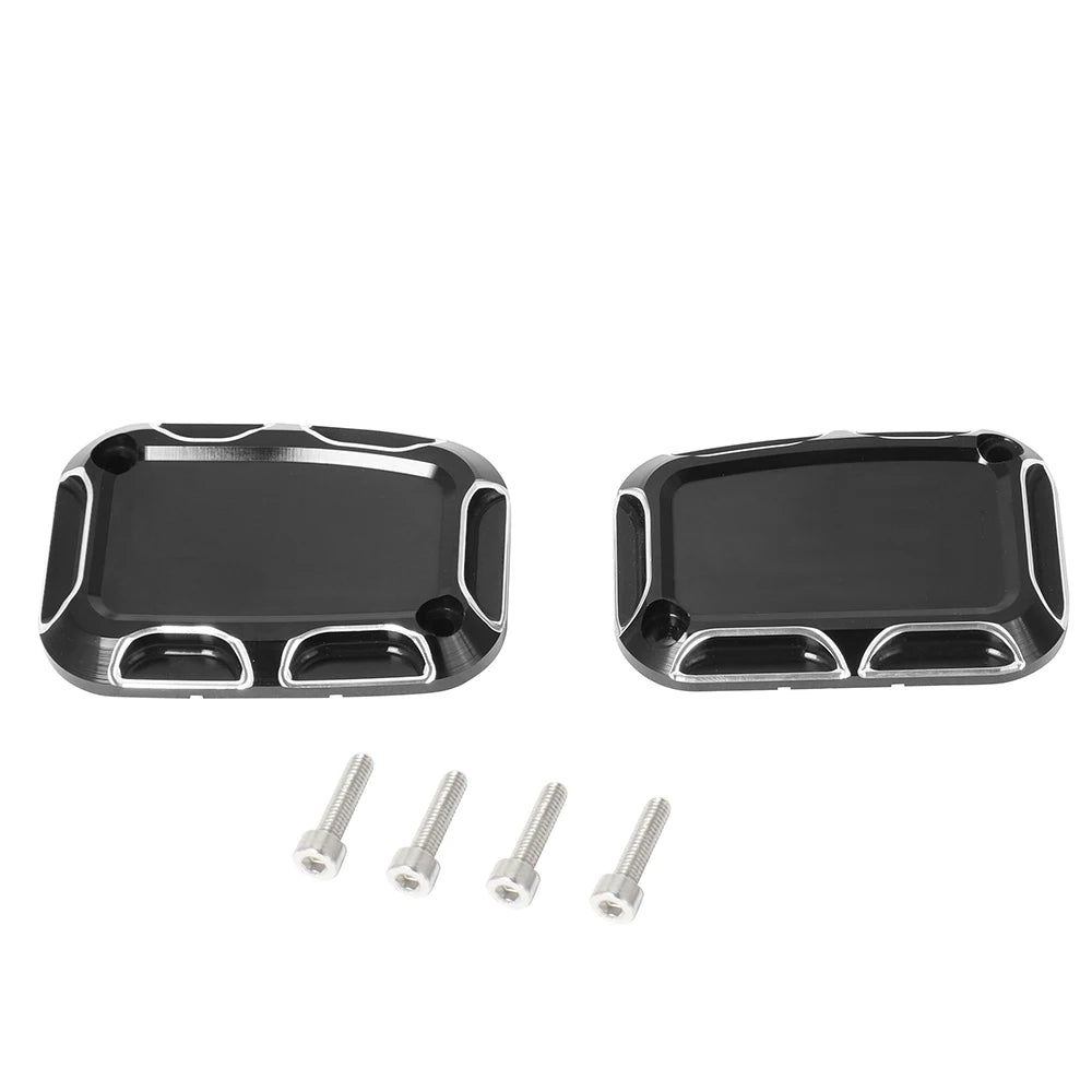 Couvercles de maître-cylindre avant pour Harley Touring - vue 2