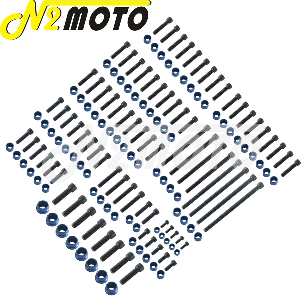 Kit de boulons et caches colorés pour moteur Harley M8 - vue 8
