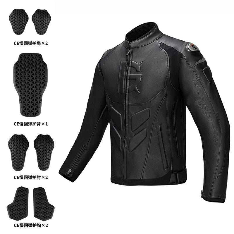 Blouson Moto Homme Toutes Saisons, Protections Amovibles - vue 7