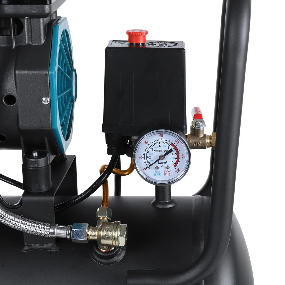 Compresseur d'Air Silencieux 1500W 24L Sans Huile - Atelier & Gonflage Pneus – photo 2/6