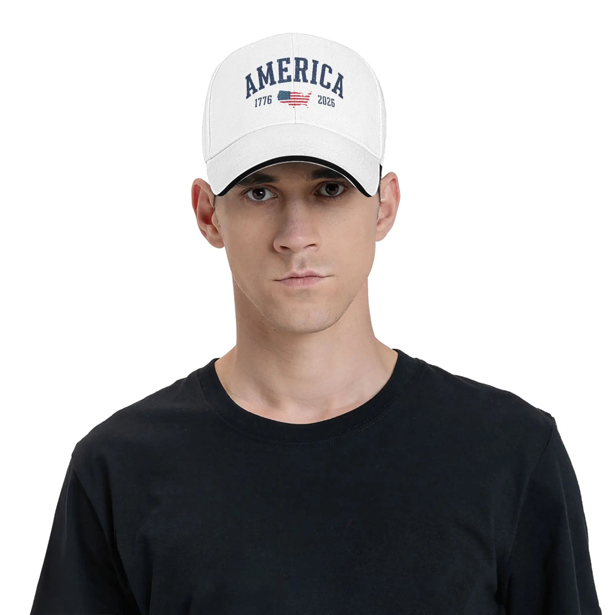 Casquette au motif drapeau américain vintage - vue 6