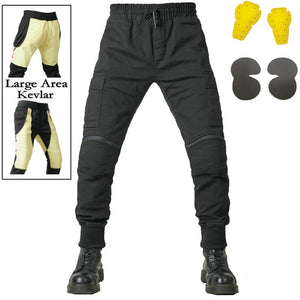 Jean moto homme avec doublure Kevlar amovible - vue 7