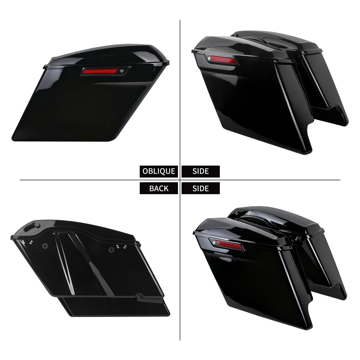 Sacoches Rigides Étirées 5 pouces - Harley-Davidson Touring 2014-2024 – photo 3/8