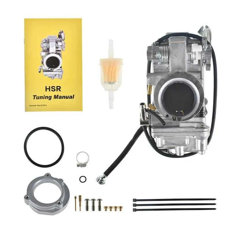 Carburateur 42 mm à boisseau plat pour Harley Evolution Twin Cam - vue 4