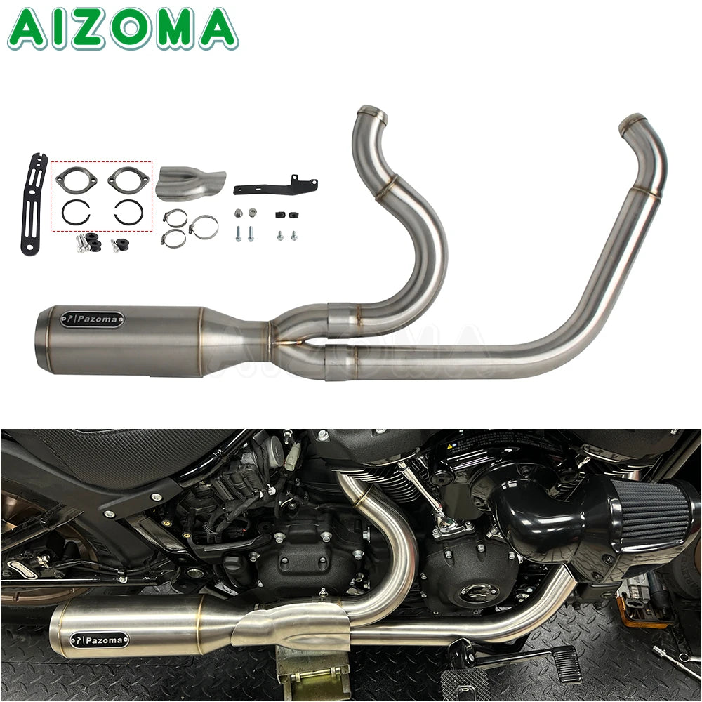 Système d'échappement pour Harley-Davidson Softail Low Rider ST FXLRST EI Diablo FXRST 117 2022 2023-24 – photo 19/20