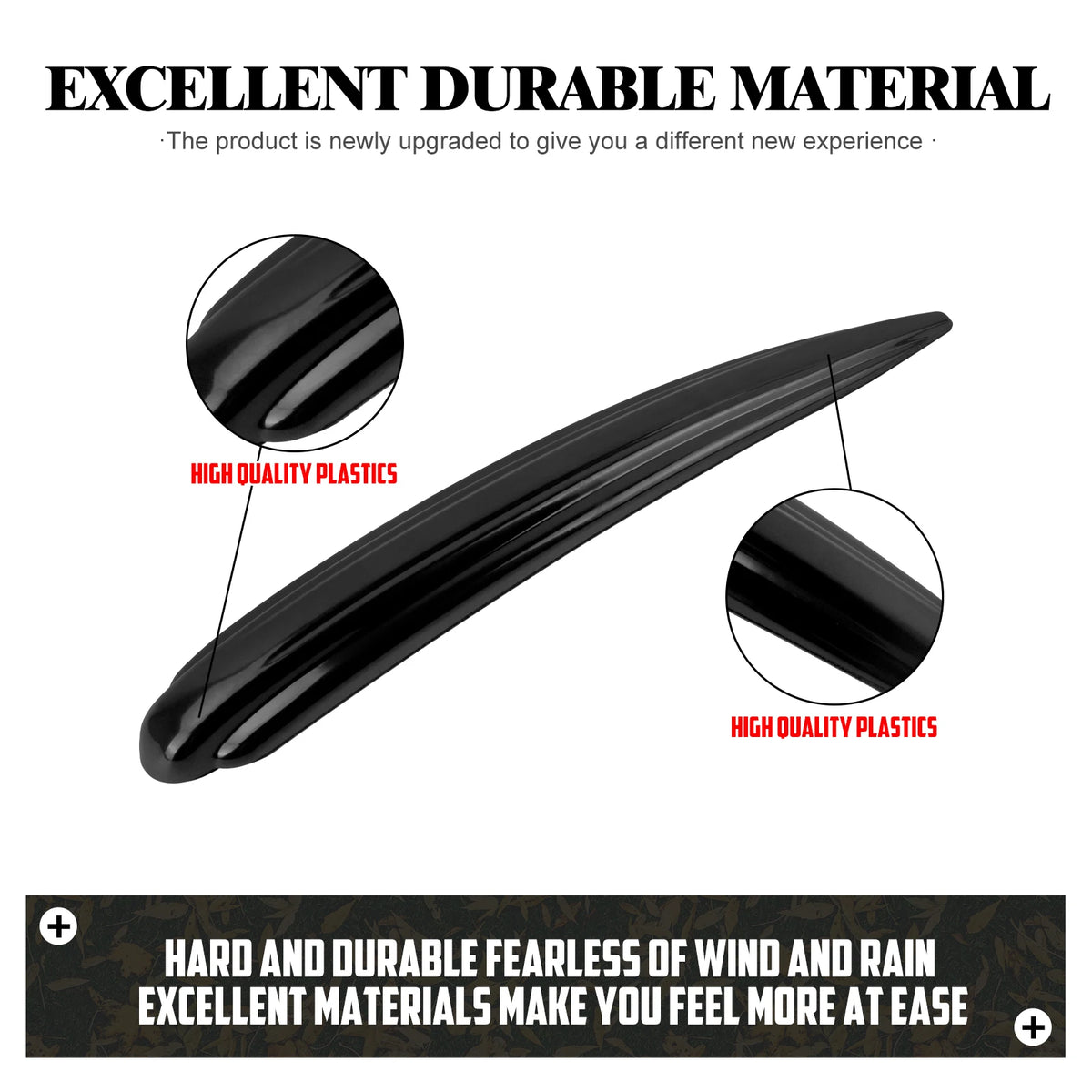 Liseré chromé de garde-boue avant pour Harley-Davidson Softail - vue 1
