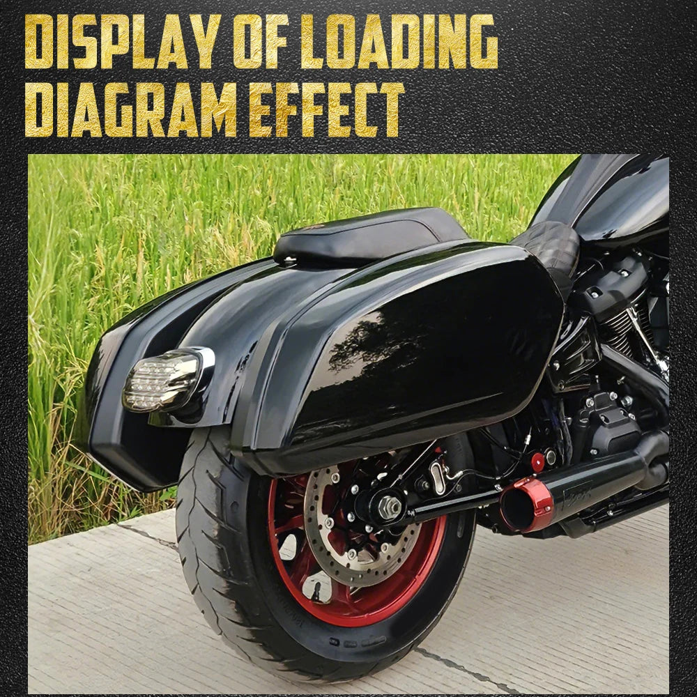 Sacoches Rigides avec Kit d'Attache - Harley-Davidson Softail Low Rider, Low Rider S, Low Rider ST, Street Bob 2018-2024 – photo 2/8
