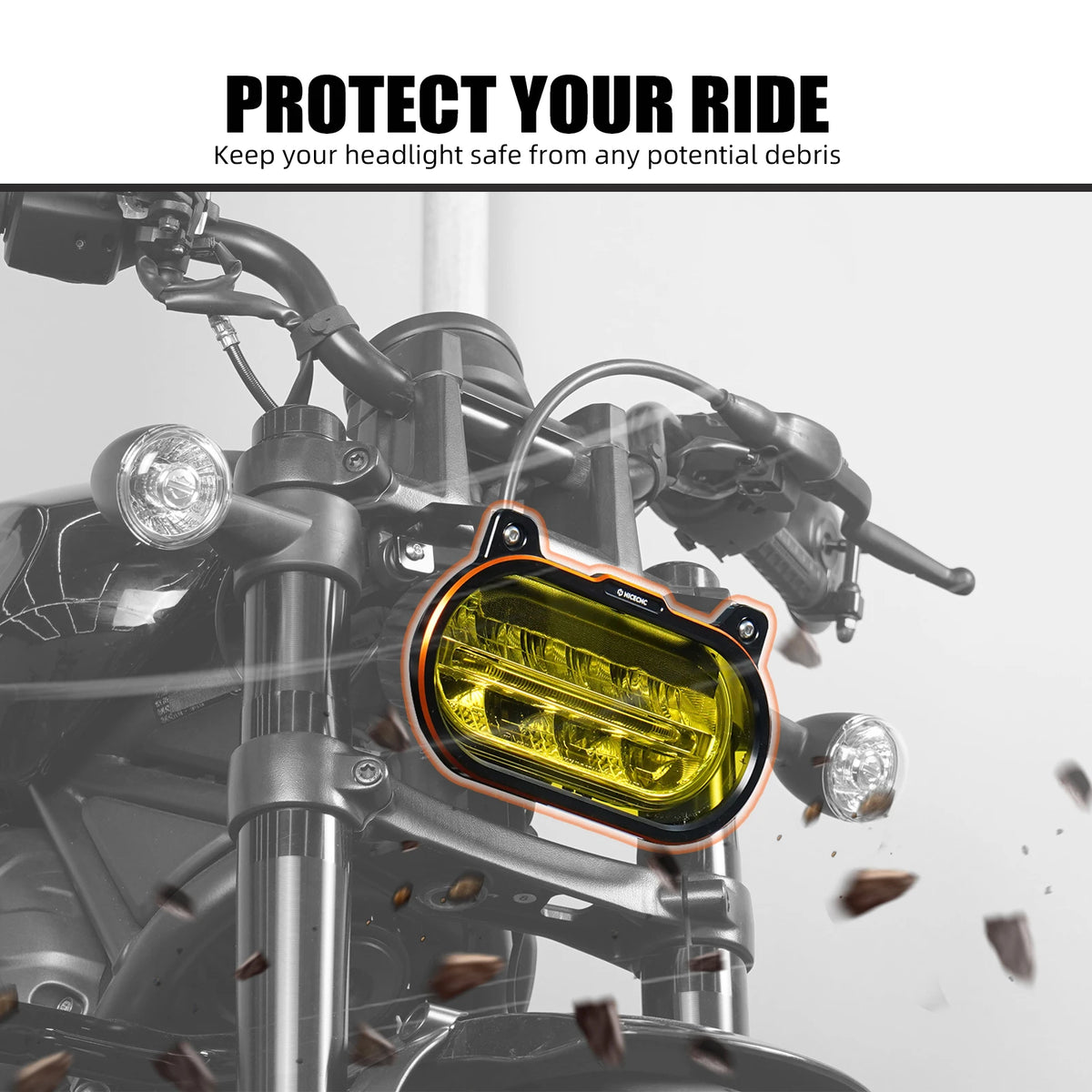 Grille de Protection de Phare (Headlight Guard) Aluminium - Harley-Davidson Sportster S 1250 2021-2024 – photo 3/8