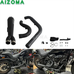 Ligne d'échappement complète 2-en-1 Big Bore pour Harley Softail M8 (2018-2025) – photo 9/10