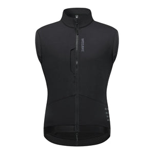 Gilet thermique cyclisme WOSAWE noir sans manches - vue 10