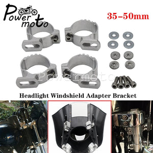 Colliers de fourche pour bulle Harley Dyna Sportster - vue 1