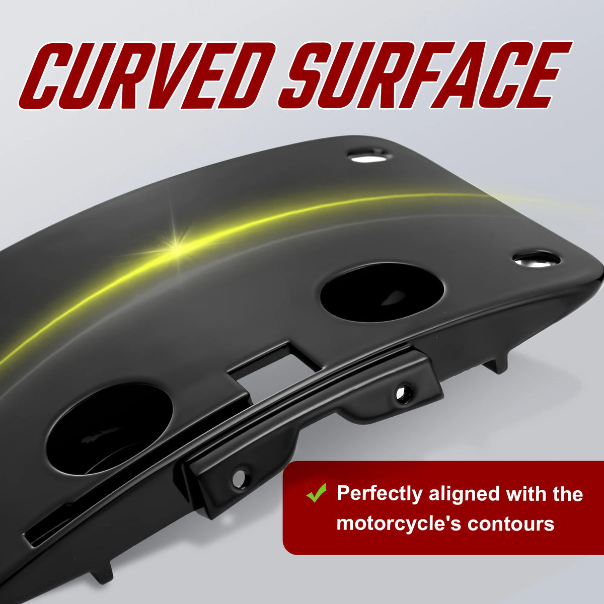 Support de plaque d'immatriculation profil bas pour Harley-Davidson CVO Street Glide, CVO Road Glide, Street Glide, Road Glide – photo 6/7