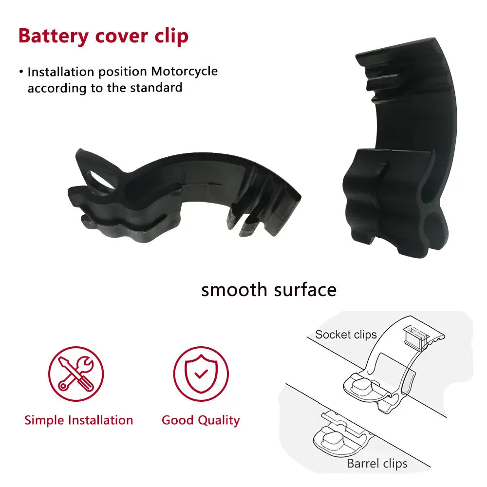 Clips de cache de batterie pour Harley Sportster - vue 2