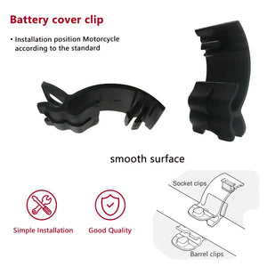 Clips de cache de batterie pour Harley Sportster - vue 2