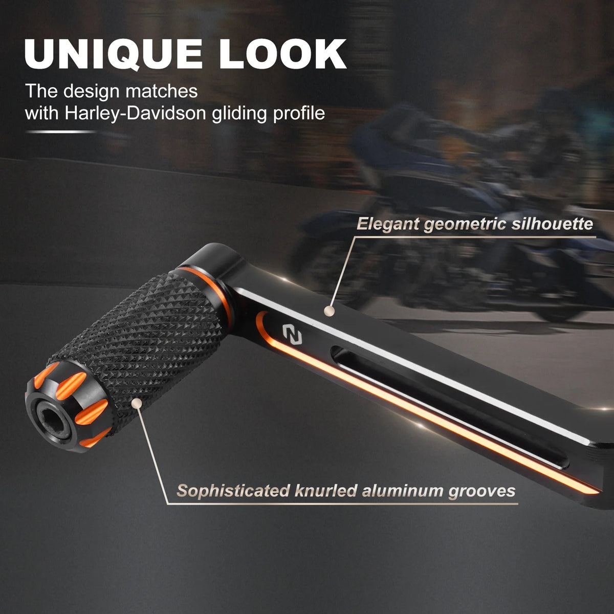 Leviers de sélecteur talon-pointe pour Harley Touring - vue 4