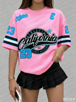T-shirt Femme Jersey Sport California - vue 11