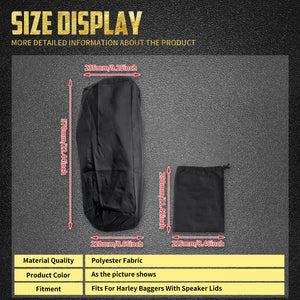 Housses de protection imperméables pour couvercles de sacoches à haut-parleurs - Harley-Davidson Touring 1994-2024 – photo 6/7