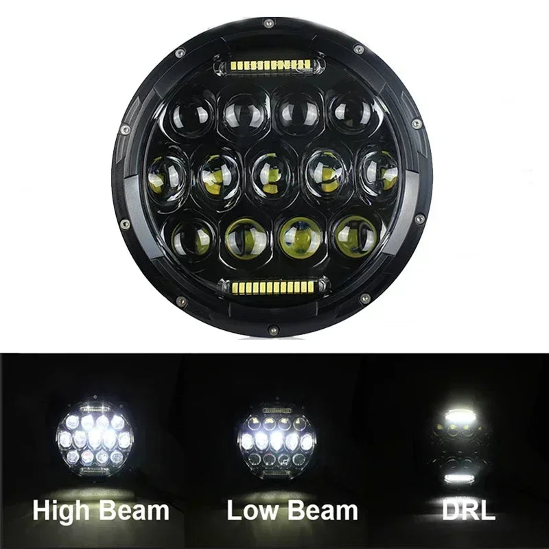 Phare LED 7 pouces pour Harley Softail - vue 8