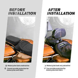 Selle Two-Up Conducteur/Passager avec Dossier Avant - Harley-Davidson Touring 2009 et plus – photo 4/9