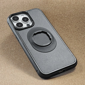 Coque antichoc pour iPhone avec verrouillage type Quad-Lock, compatible support moto et vélo - vue 1