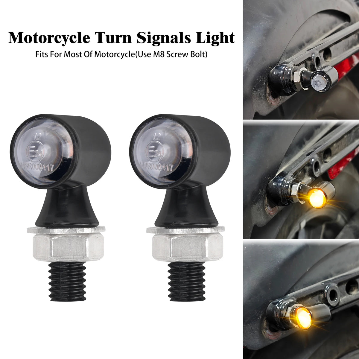 Mini clignotants LED M8 pour Harley - vue 8