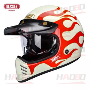 Casque moto intégral rétro - vue produit - vue 26