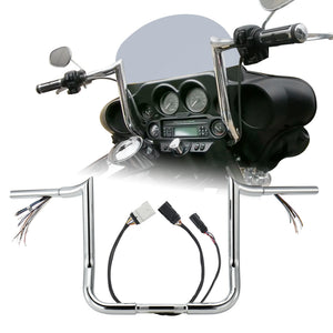 Guidon meathook précâblé pour Harley Street Glide et Electra Glide 2008-2013 - vue 1
