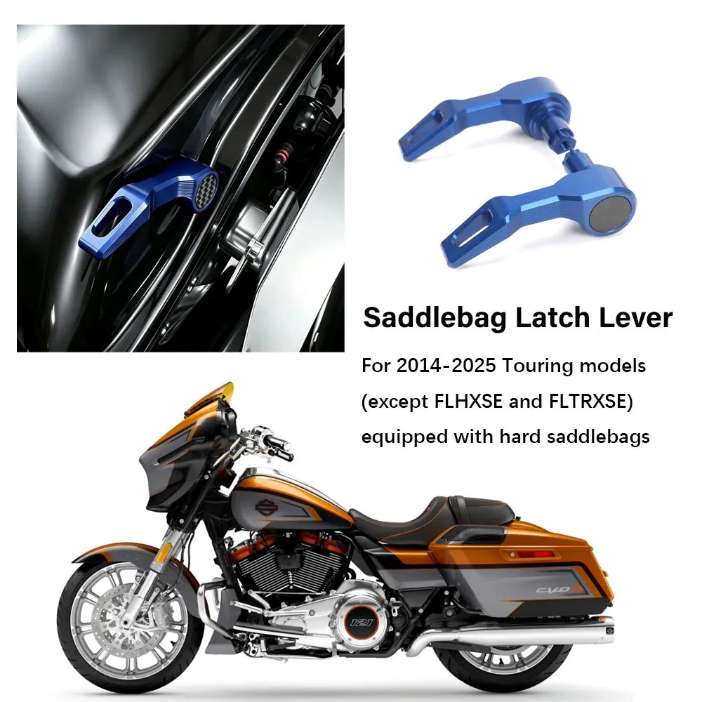 Levier de loquet de sacoche rigide (Lid Lifter) - Harley-Davidson Touring 2014-2025 – photo 1/10