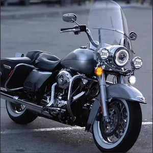Inserts de clignotants LED pour Harley Road King Electra Glide - vue 5