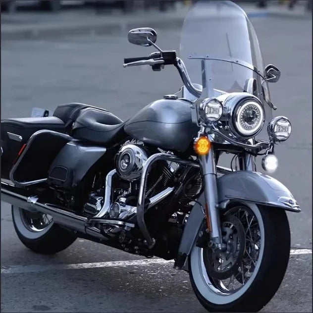 Inserts de clignotants LED pour Harley Road King Electra Glide - vue 5