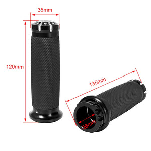 Poignées de guidon pour Harley Sportster Dyna Softail - vue 2