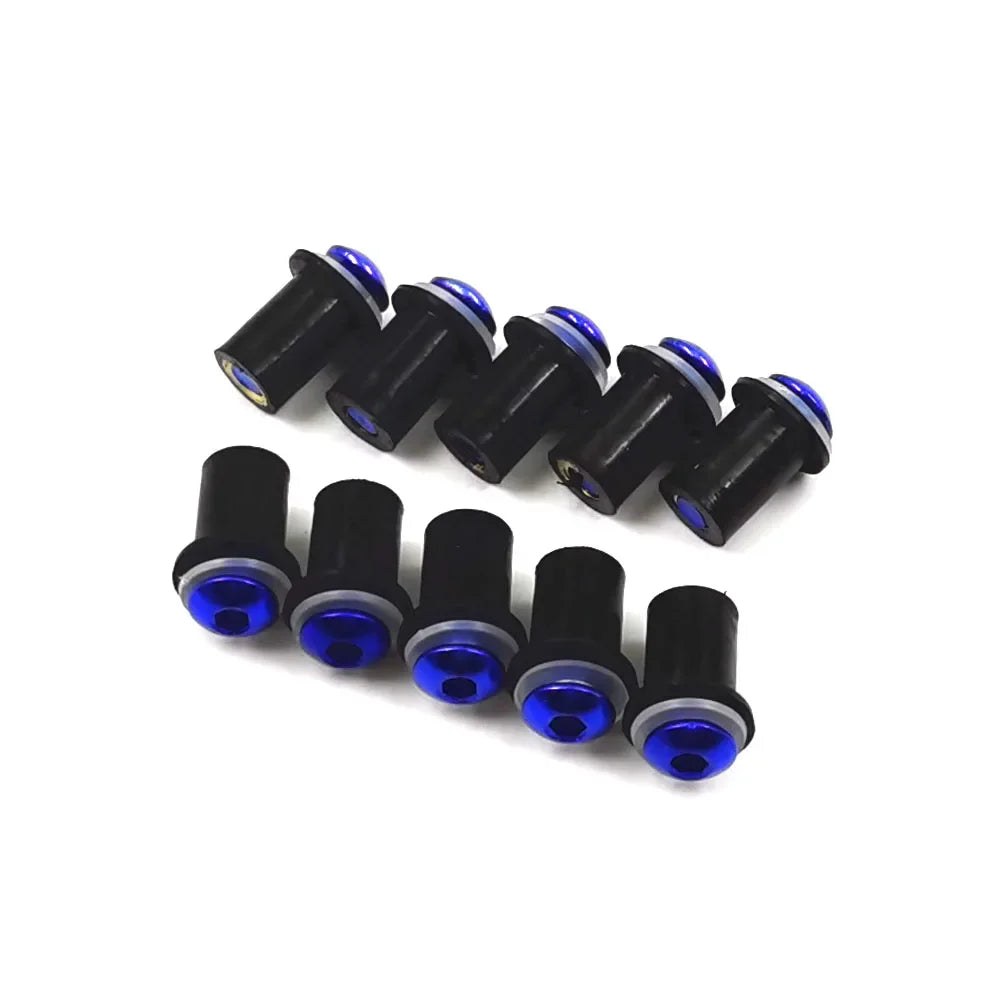 Vis de fixation de pare-brise moto en aluminium, plusieurs couleurs - vue 5