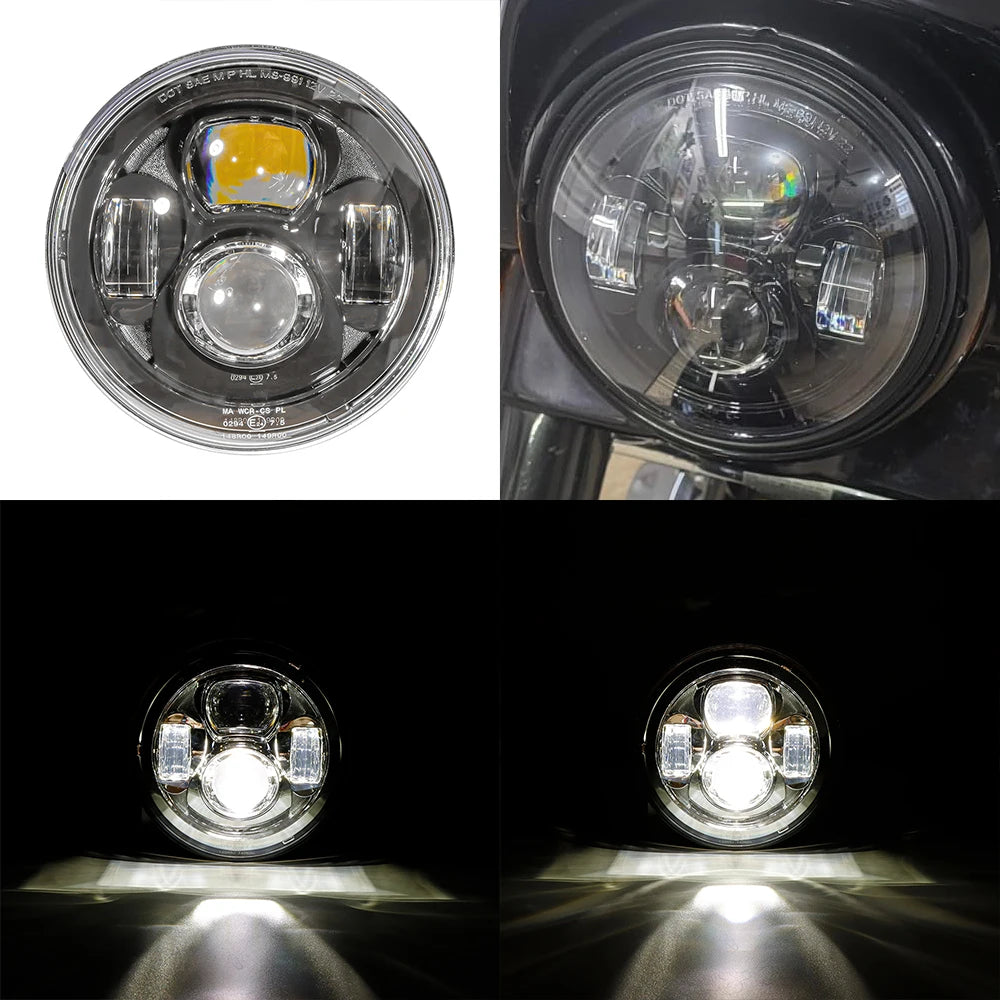 Phare LED 7 pouces pour Harley Softail - vue 10