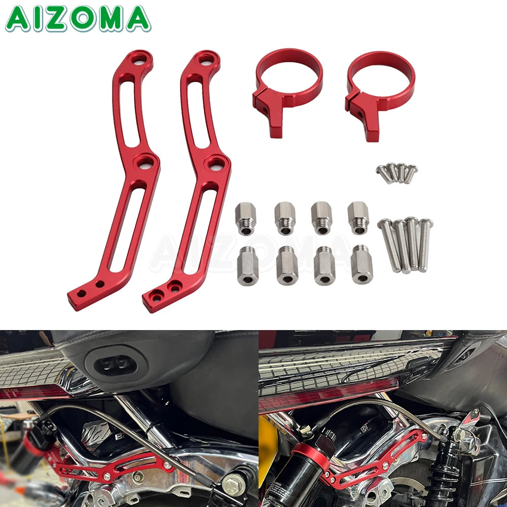Amortisseur arrière pour Harley-Davidson Touring (2014 et modèles ultérieurs), amortisseurs Ohlins HD 044 et Legends Revo – photo 14/16