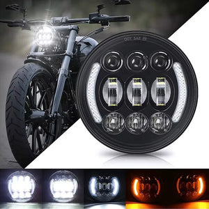 Phare LED 5,75 pouces pour Harley Harley-Davidson - vue 1