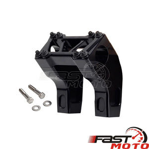 Risers de guidon noirs en aluminium pour moto Harley-Davidson - vue 16