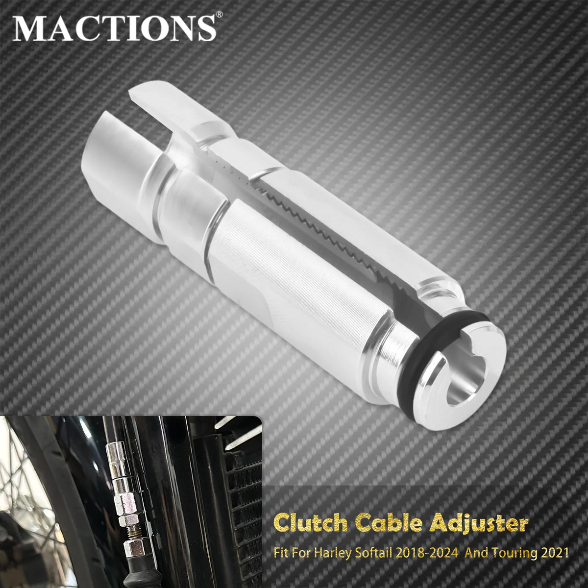 Réglage de Câble d'Embrayage (Clutch Adjuster) - Harley-Davidson Softail 2018-2024 & Touring 2021 – photo 1/7