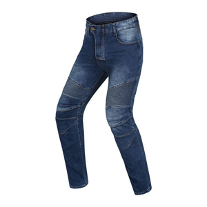 Pantalon moto homme anti-chute façon jean - vue 17