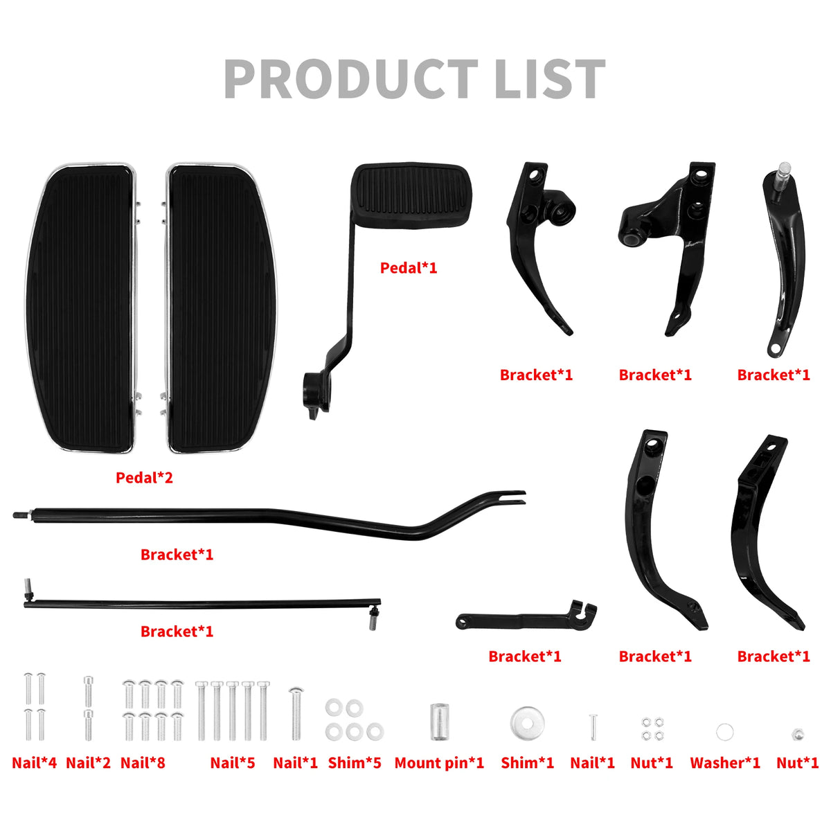 Kit de Commandes Avancées (Forward Controls) avec Repose-Pieds - Harley-Davidson Dyna 2006-2017 – photo 6/7