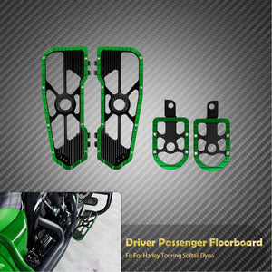 Repose-Pieds Conducteur/Passager (Floorboards + Footpegs) - Harley-Davidson Touring, Softail & Dyna – photo 8/12