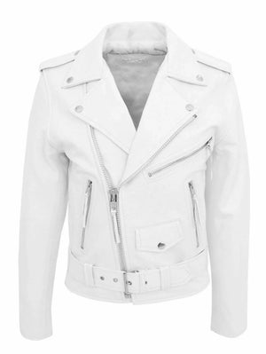 Blouson en cuir PU coupe slim - vue - vue 6